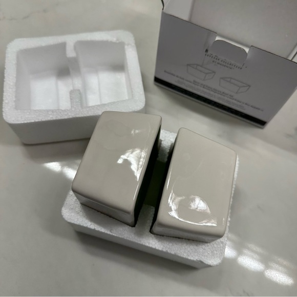 NWT Rae Dunn Savor + Enjoy Bowl Set in Lime Green Stone - Picture 3 of 4